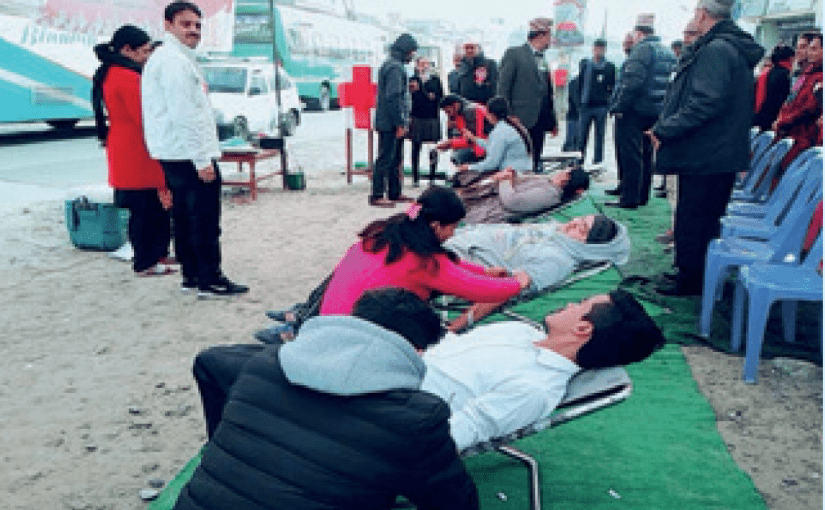 Blood Donation at Parents Day